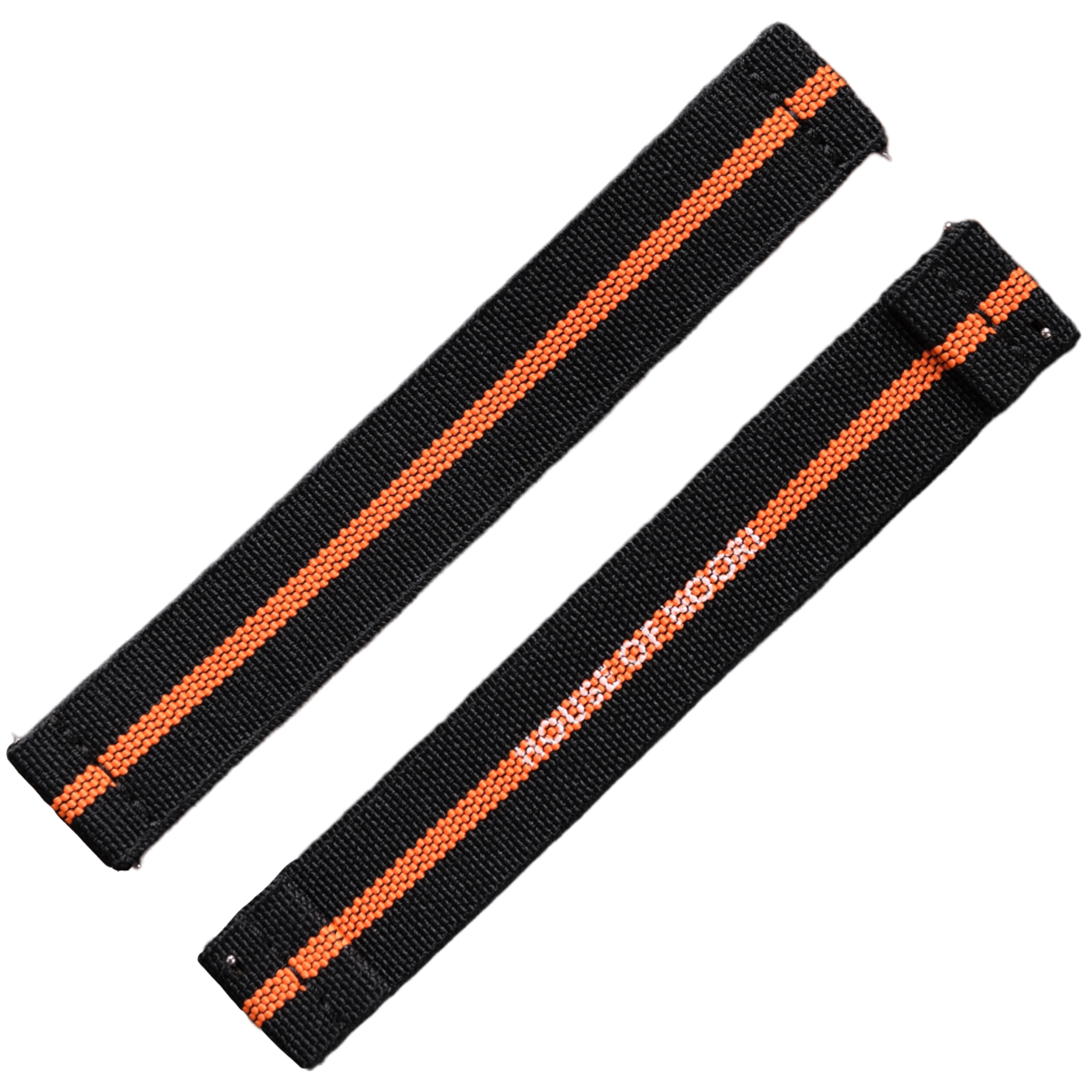 Black / Orange Elastic Loop Strap