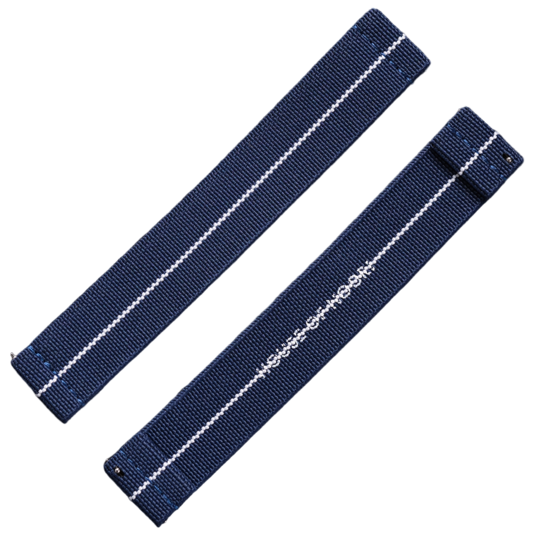 Navy / White Elastic Loop Strap