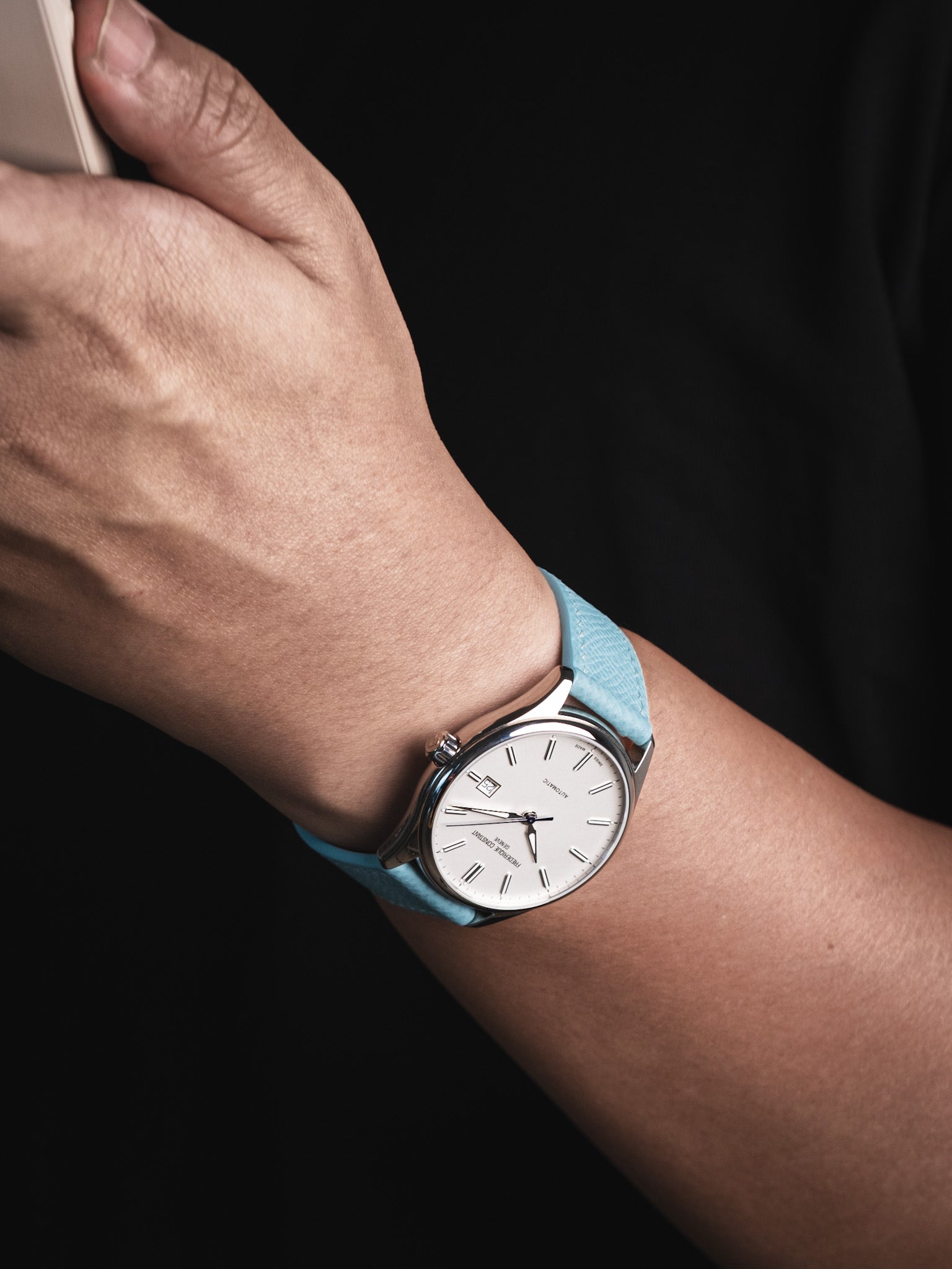 Tiff Blue Epsom Strap