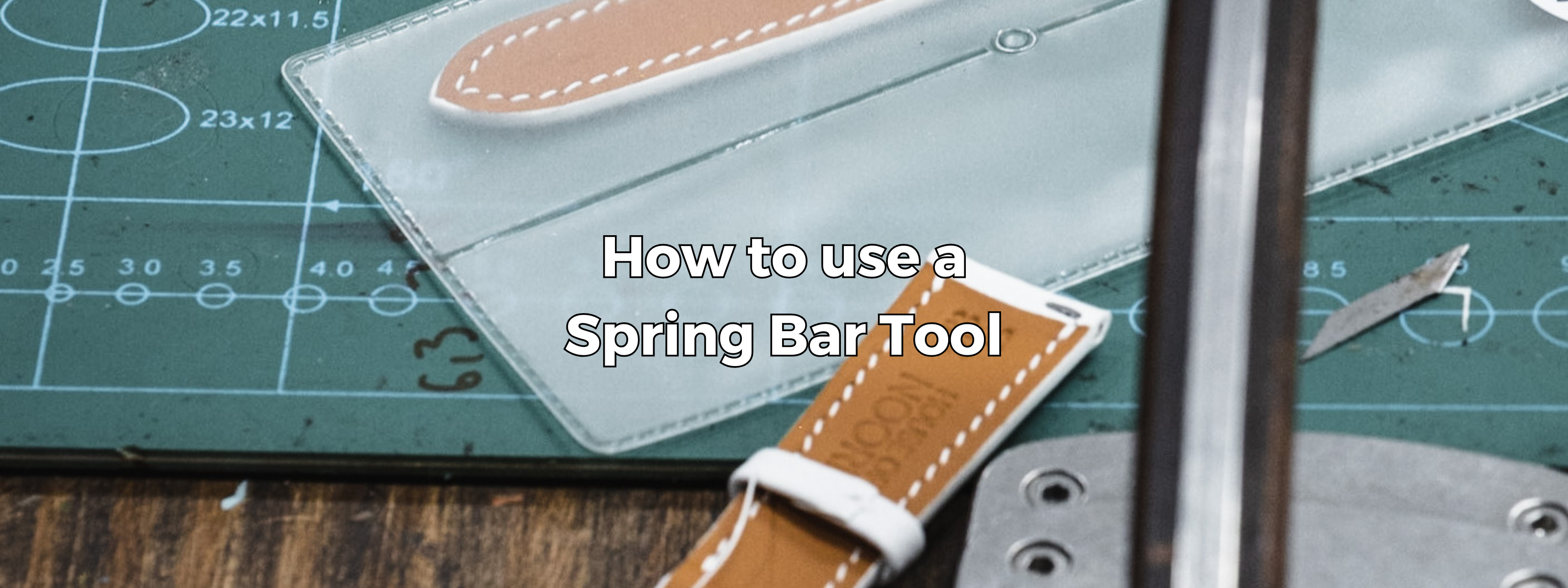 How to use a Spring Bar Tool