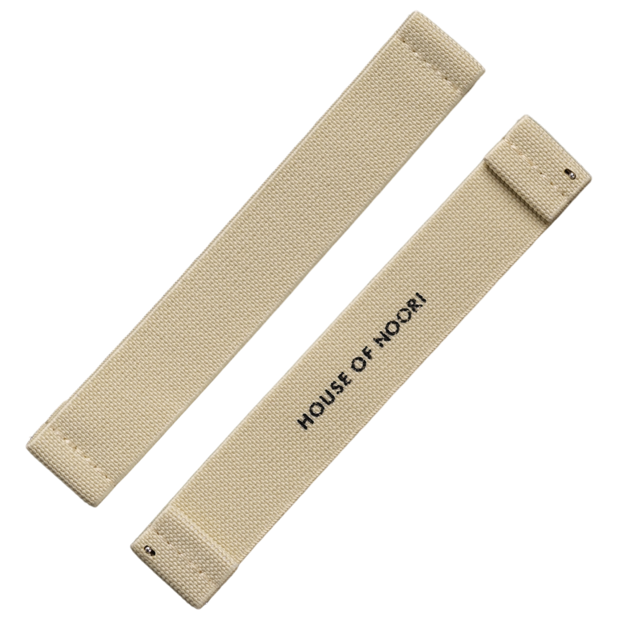 Cream Elastic Loop Strap